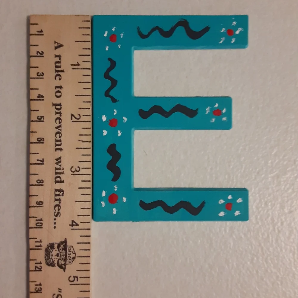 🌞HANDPAINTED INITIAL LETTER E